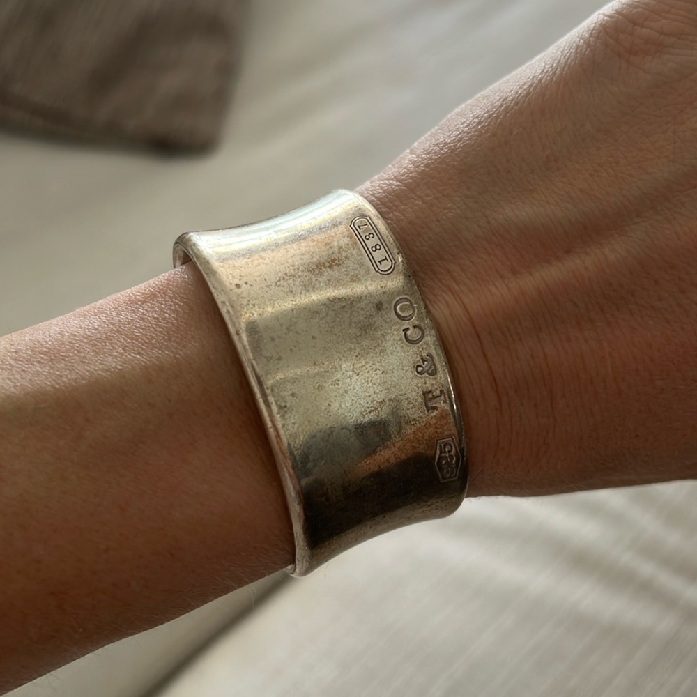 Tiffany & Co wide silver cuff